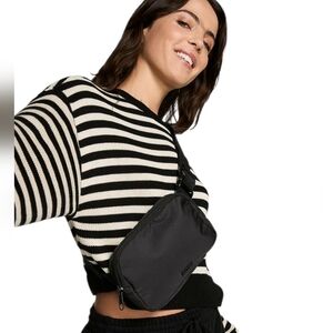 PINK VS belt Bag / Crossbody Black Adjustable Bag